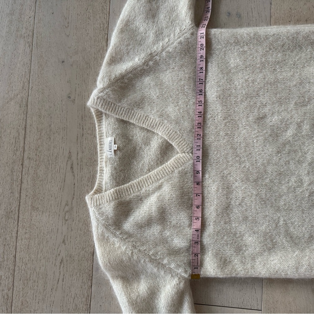 NWOT L’envers Barbara Sweater ivory  Size S/M - Picture 7 of 11